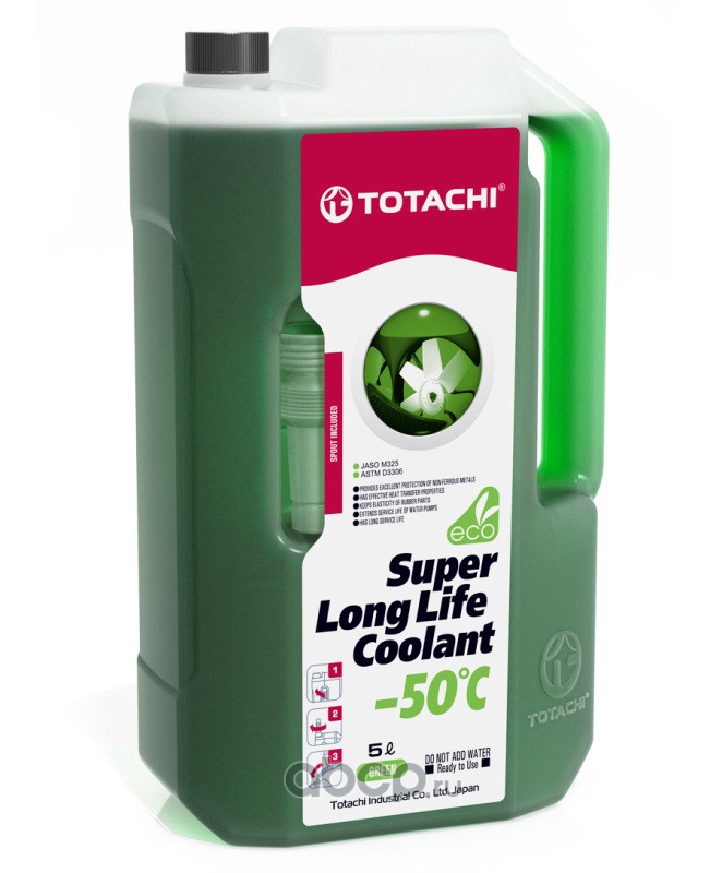 Охлаждающая жидкость TOTACHI SUPER LLC   Green   -50C      5л